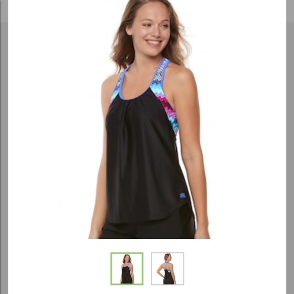 ZeroXposur Other - Women’s ZeroXposur 2-in-1 Racerback Tankini 16 NWT
